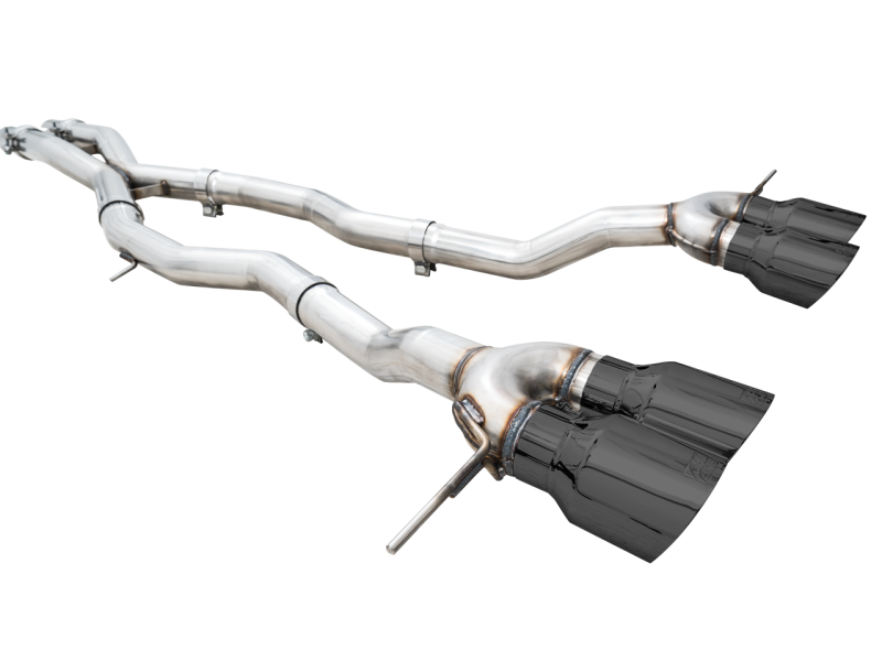 AWE Track Edition Catback Exhaust for BMW G8X M3/M4 - Diamond Black Tips - 3020-42482