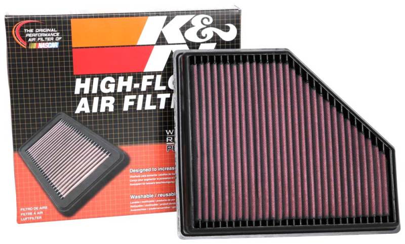 K&amp;N BMW G20/G21 Toyota Mk5 Supra Replacement Drop In Air Filter - 33-3136