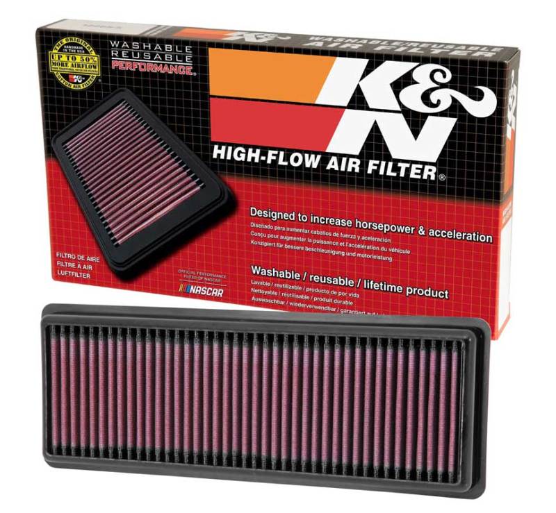 K&N 12 Fiat 500 Abarth 1.4L Replacement Air Filter - 33-2487