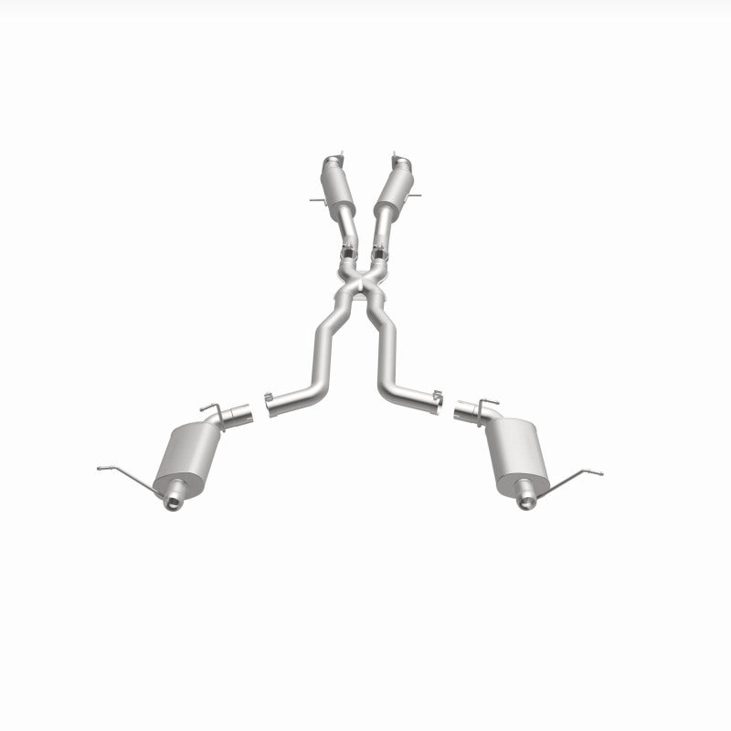 MagnaFlow 12 Jeep Grand Cherokee V8 6.4L Dual Split Rear Exit Stainless Cat Back Performance Exhaust - 15064
