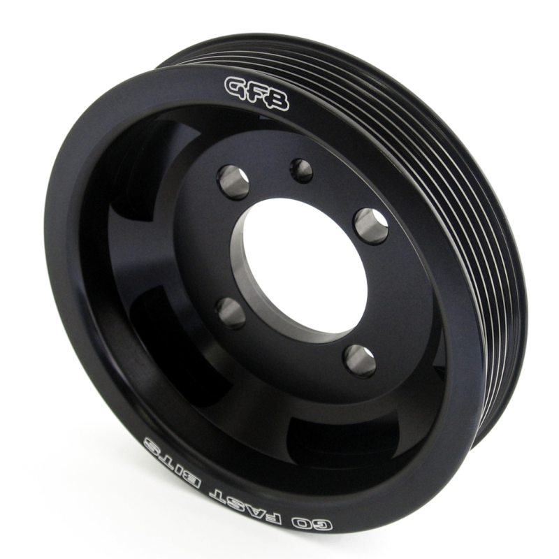 GFB Evo 4-9 Under-Drive Crank Pulley w/ Belt - 2011 for 2003-2015 Mitsubishi Lancer - alternate view