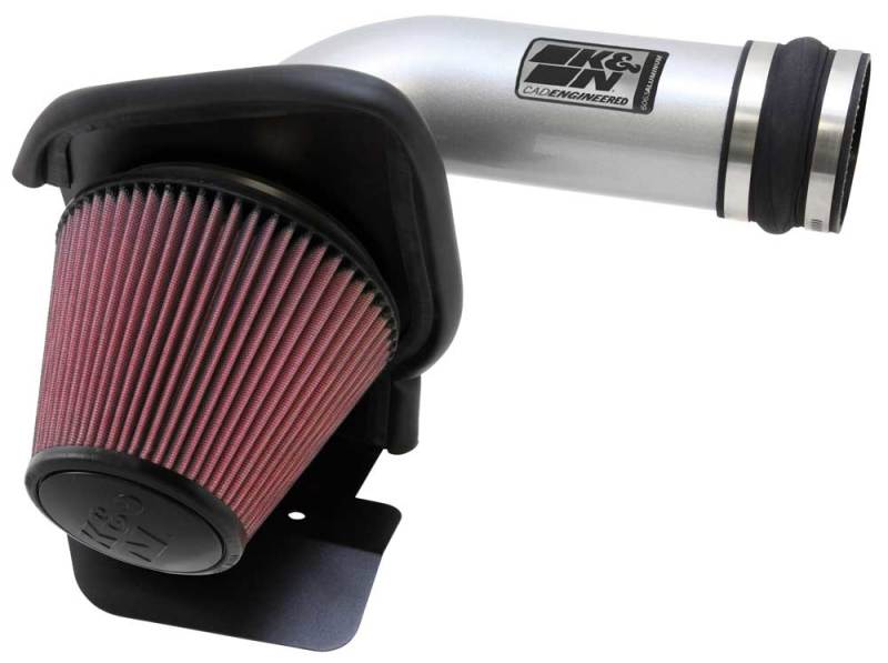 K&N 11 Ford Taurus SHO 3.5L V6 Silver Typhoon Cold Air Intake - 69-3531TS