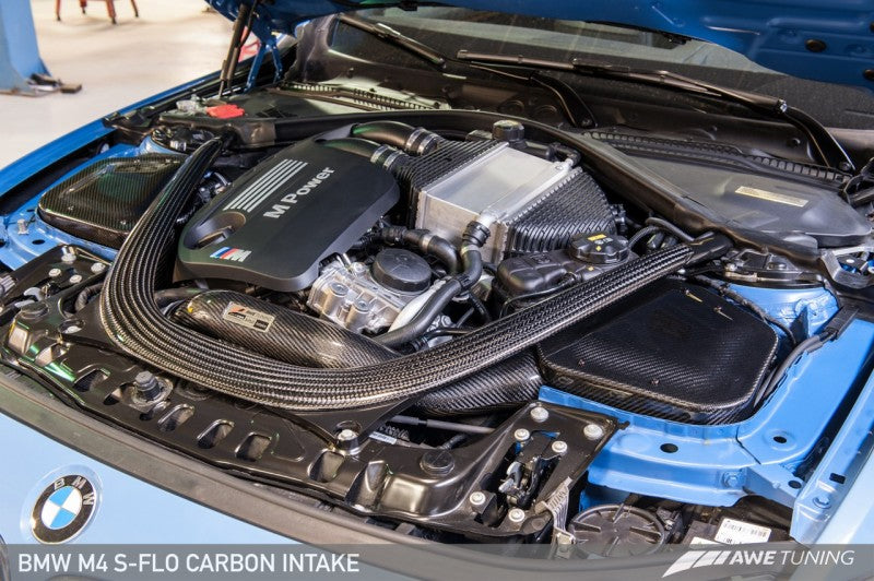 AWE Tuning BMW F8x M3/M4 S-FLO Carbon Intake - 2660-13038