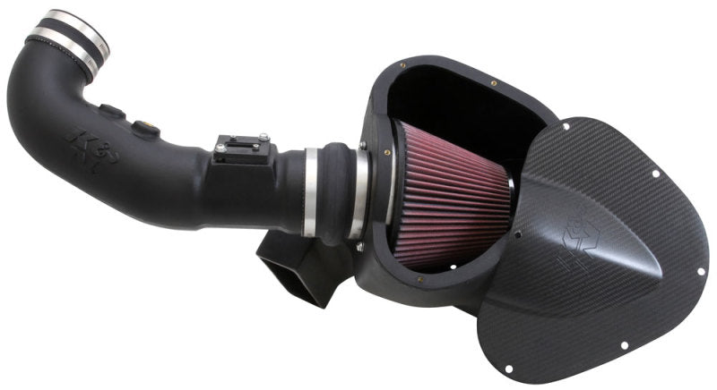 K&amp;N 11-12 Ford Mustang GT 5.0L V8 Aircharger Performance Intake Kit - 63-2578