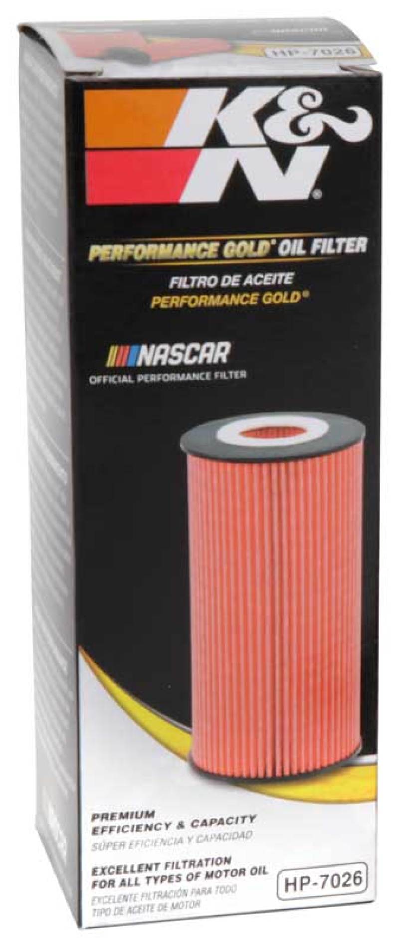 K&N Performance Oil Filter for 14-17 Dodge Durango 3.6L / 14-17 Jeep Grand Cherokee 3.6L - HP-7026 for 2014-2026 Dodge Durang