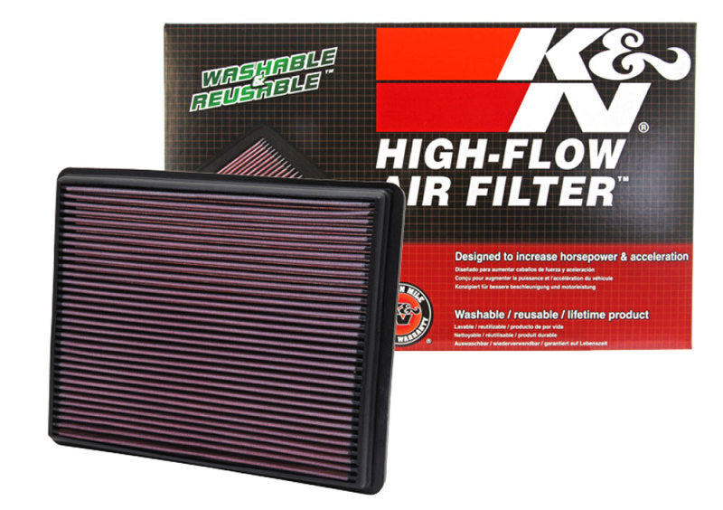 K&amp;N 02-04 Cadillac / 99-10 Chevy/GMC Pickup / 99-01 Jeep Drop In Air Filter - 33-2129
