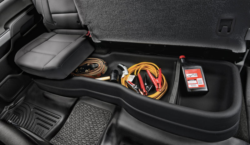 Husky Liners 15-23 Ford F-150 SuperCab Under Seat Storage Box - 09291 for 2015-2025 Ford F 150 - package contents