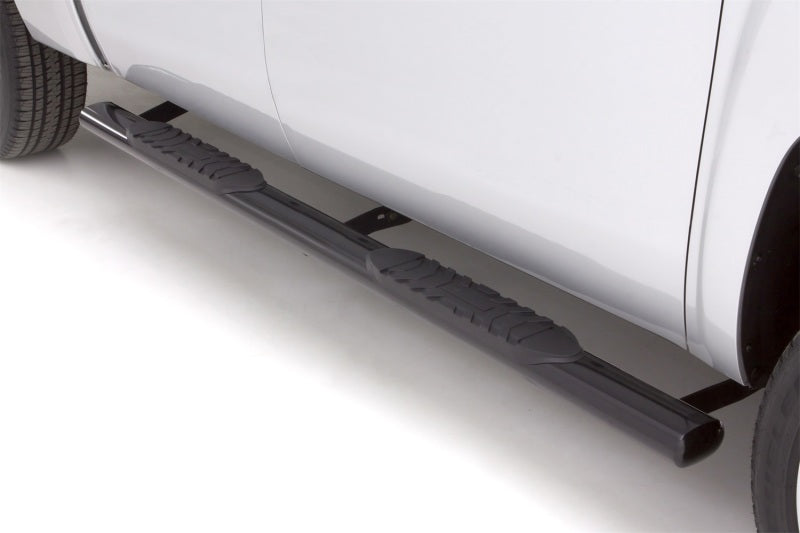 Lund 03-09 Dodge Ram 2500 Quad Cab 5in. Oval Straight Steel Nerf Bars - Black - 24078003