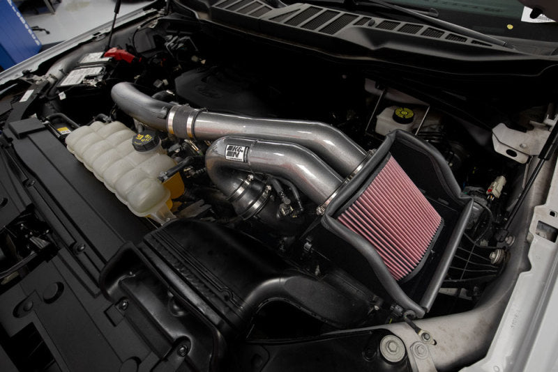 K&amp;N 2015-22 Ford F-150 3.5L V6 Performance Air Intake System - 77-2617KC