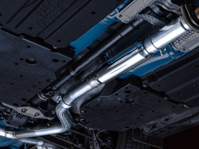 AWE Tuning 2022+ VB Subaru WRX Touring Edition Exhaust - Chrome Silver Tips - 3015-42979