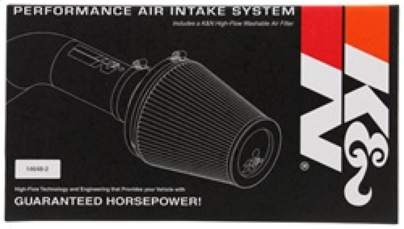 K&N 12-13 Ford F150 3.7L V6 Black High-Flow Performance Intake - 77-2585KS