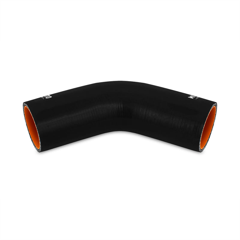 Mishimoto 3in. 45 Degree Silicone Coupler - Black - MMCP-3045BK