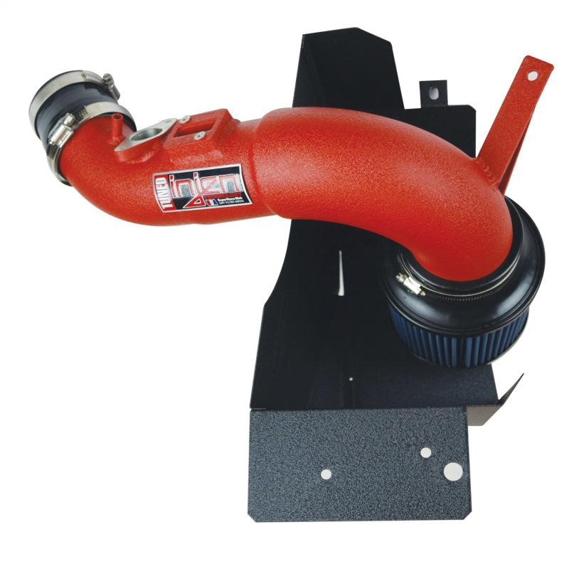 Injen 17-19 Honda Civic Type R 2.0T Wrinkle Red Short Ram Air Intake - SP1583WR for 2017-2022 Honda Civic Type R - front view