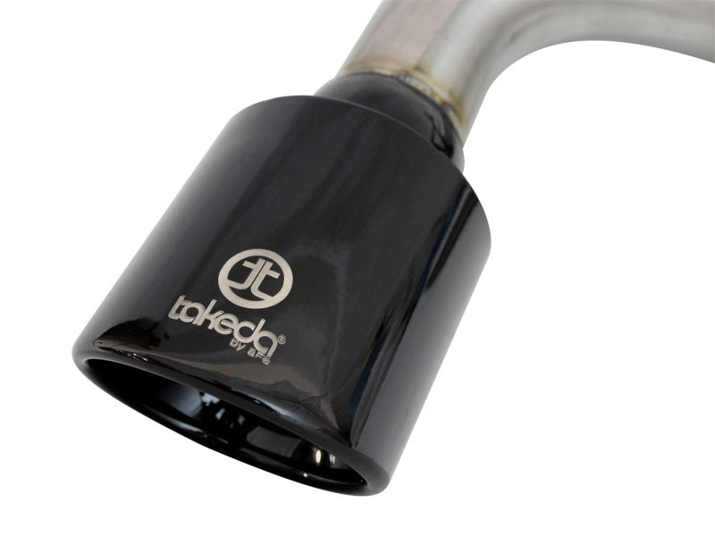 aFe Takeda 11-16 Scion TC 2.5L 2 1/4-2 1/2in Stainless Steel Axle-Back Exhaust w/Black Tip - 49-36025-B