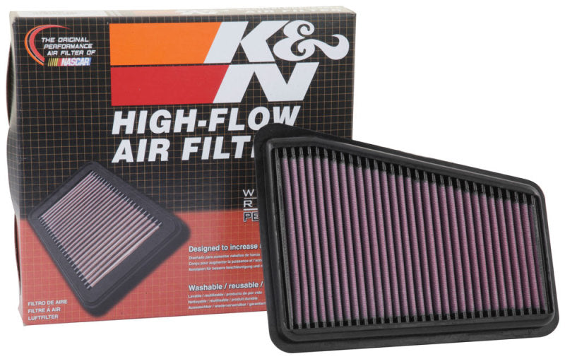 K&amp;N 2018 Kia Stinger GT V6-3.3L Right Side Drop In Air Filter - 33-5068