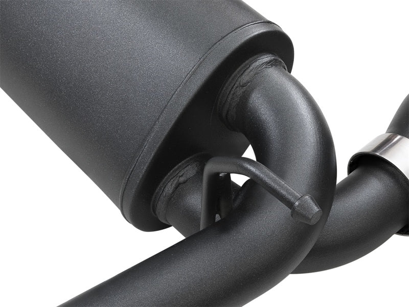 aFe Rebel Series 2.5in 409 SS Axle-Back Exhaust w/ Black Tips 2018+ Jeep Wrangler (JL) V6 3.6L - 49-48067-B