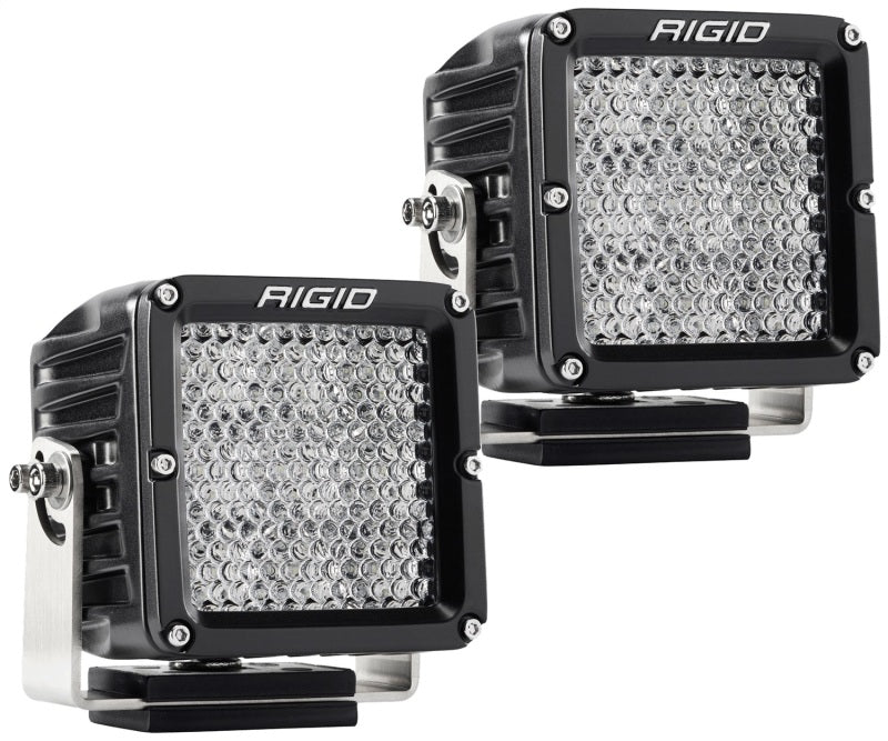 Rigid Industries Dually XL Hybrid Diffused - Spot (Set of 2) - 322313 by Rigid Industries - front view