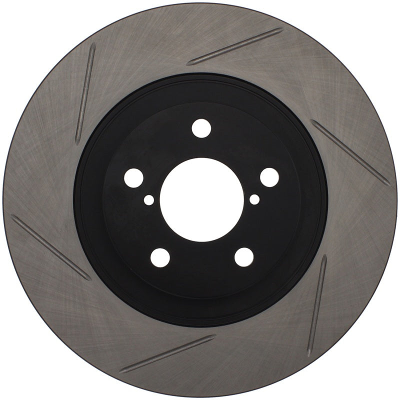 StopTech Power Slot 06-08 Subaru Legacy / 13+ Scion FR-S / Subaru BRZ / 86 Slotted Rotor - Front Left - 126.47021SL