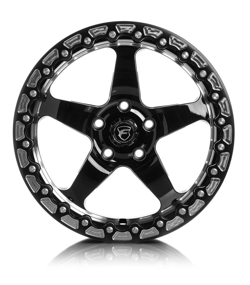 Forgestar D5 Beadlock 18x12 / 5x120.65 BP / ET56 / 8.8in BS Gloss Black Wheel - F00182063P56