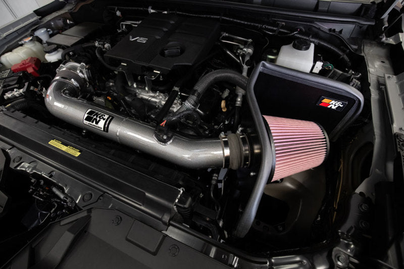 K&N 2022 Nissan Frontier V6 3.8LPerformance Air Intake System - 77-6018KC