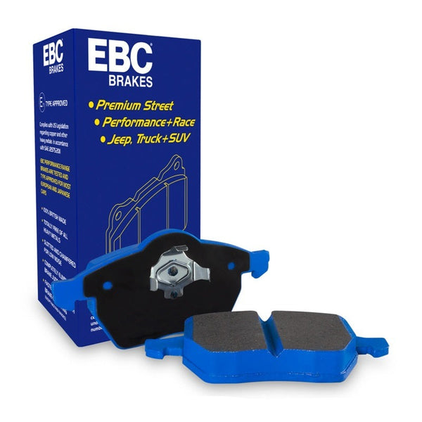 EBC 16-19 Audi Q3 2.0T Bluestuff Rear Brake Pads - DP52201NDX for 2014-2022 Volkswagen Passat - front view