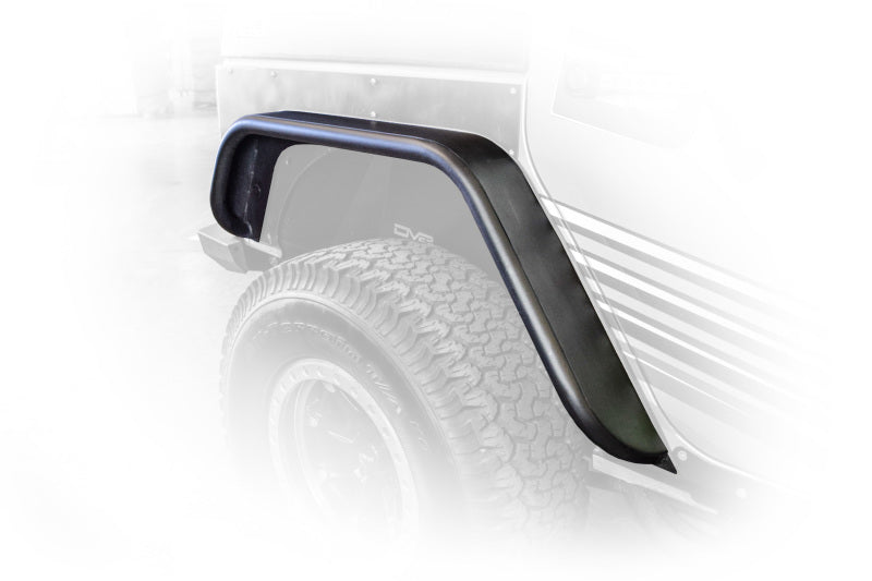DV8 Offroad 07-18 Jeep Wrangler JK Front &amp; Rear Flat Tube Fenders - FENDB-02