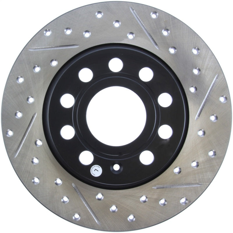 StopTech Slotted &amp; Drilled Sport Brake Rotor - 127.33131L