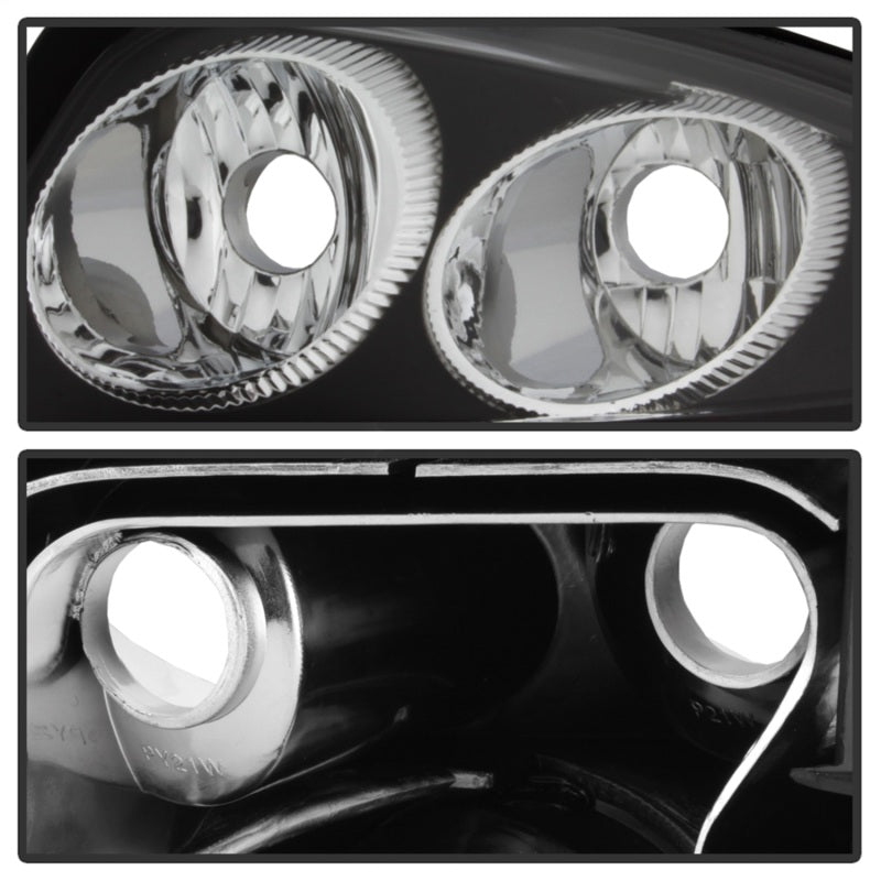 Spyder 02-05 Audi A4 (Excl Convertible/Wagon) Euro Style Tail Lights - Black (ALT-YD-AA402-BK) - 5000002