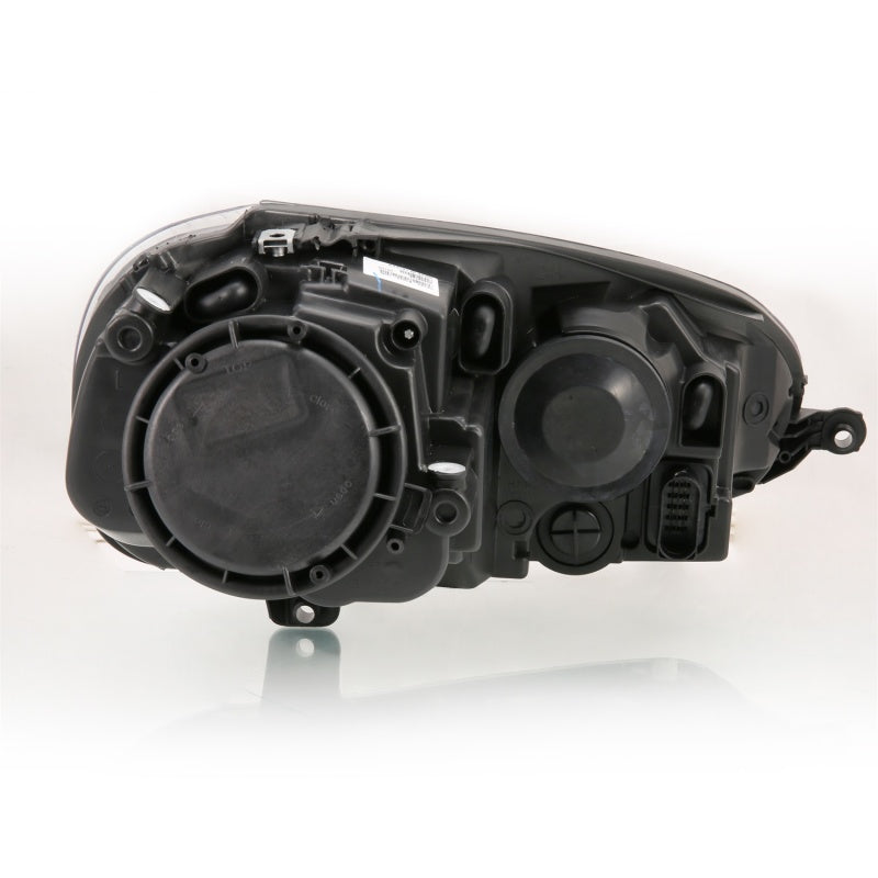 ANZO 2006-2009 Volkswagen Us Rabbit Crystal Headlight Black (Halogen Only) - 121542