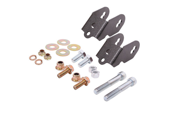 BMR 15-23 Ford Mustang S550 Rear Camber Adjustment Lockout Kit - Black Hammertone - WAK761H for 2015-2023 Ford Mustang