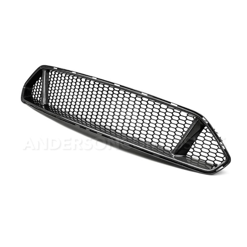 Anderson Composites 2018 Ford Mustang Type-GT Carbon Fiber Upper Grille - AC-FG18FDMU-GT
