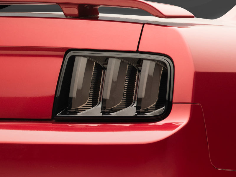 Raxiom 05-09 Ford Mustang Vector V2 LED Tail Lights- Black Housing (Smoked Lens) - 408588