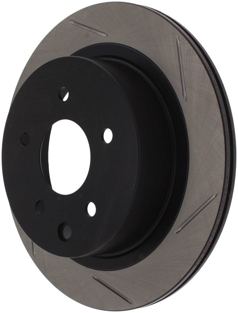 StopTech Power Slot 03-05 350Z / 03-04 G35 / 03-05 G35X SportStop Slotted Rear Left Rotor - 126.42077SL for 2008-2022 Nissan 