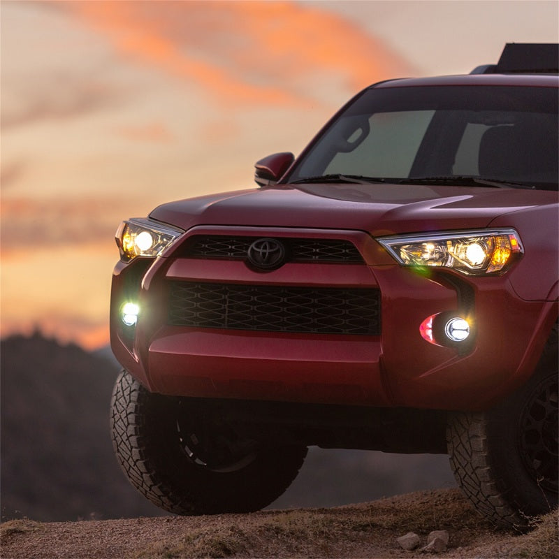 Rigid 14+ Toyota 4Runner/ Tundra &amp; 16+ Tacoma 360-Series 4in LED SAE J583 Fog Lights  - White (Pair) - 37116