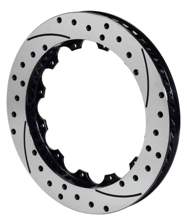 Wilwood Rotor-SRP48 SPC-37-LH-BLK-Drill 13.06 x 1.25 - 12 on 8.75in - 160-7799-BK by Wilwood