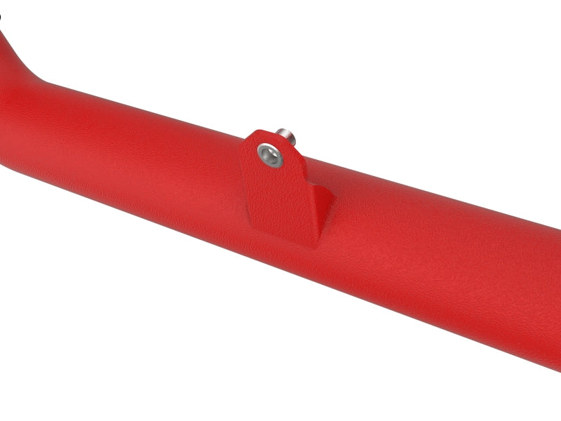 aFe BladeRunner 2 1/4in Intercooler Hot Side Charge Pipe 22-23 Ford Explorer V6-3.0L (tt) - Red - 46-20678-R