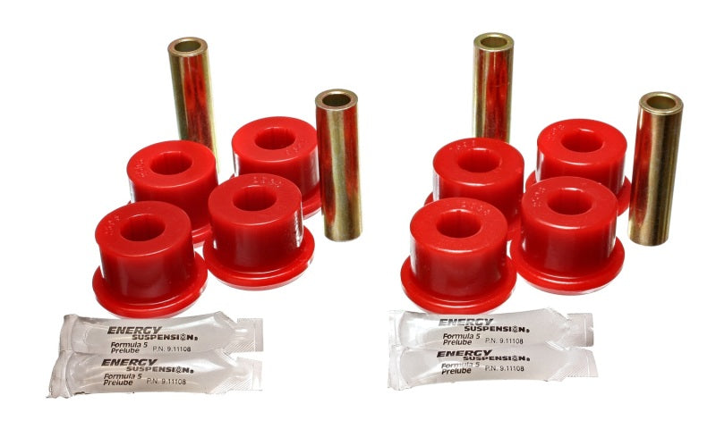 Energy Suspension 04-06 Pontiac GTO Red Rear End Control Arm Bushing Set - 3.3188R for 2004-2006 Pontiac GTO - angle view