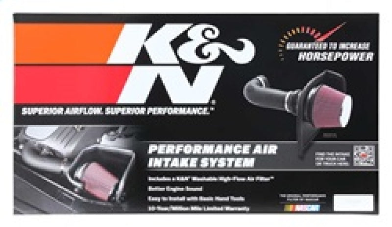 K&N 63 Series Aircharger Performance Intake Kit Chevy/GMC 14-15 Silverado/Sierra 1500 5.3L/6.2L V8 - 63-3082