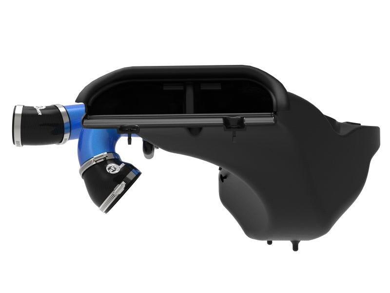 aFe 21-22 Ford F-150 Raptor V6-3.5L(tt) Momentum XP Cold Air Intake System Blue w/ Pro Dry S Filter - 50-30072DL