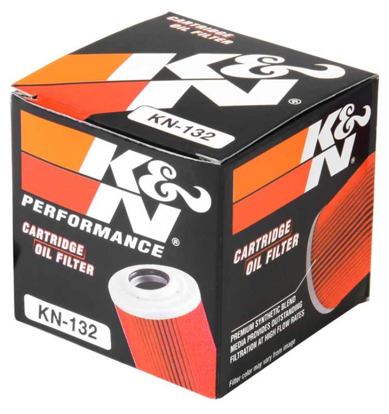 K&N Suzuki / Arctic Cat / Kawasaki / Yamaha 1.75in OD x 2.125in H Oil Filter - KN-132
