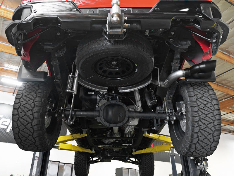 aFe Vulcan Series 3in 304SS Exhaust Cat-Back w/Blk Tip 2019 GM Silverado/Sierra 1500 L4-2.7L (t) - 49-34109-B