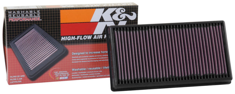 K&amp;N 2018 Volkswagen Atlas 3.6L V6 F/I Replacement Drop In Air Filter - 33-5071