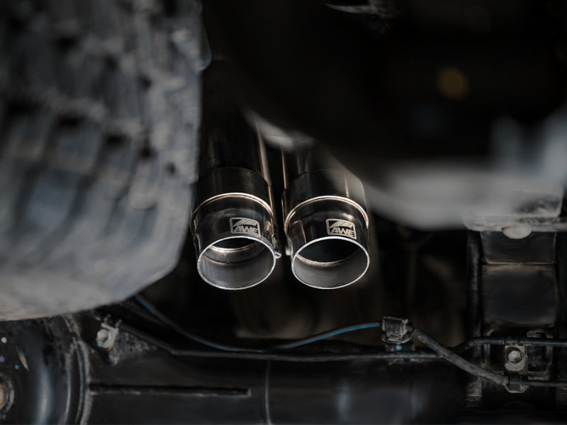 AWE 2016-2022 Toyota Tacoma 0FG Exhaust with BashGuard - No Tips - 3015-31826
