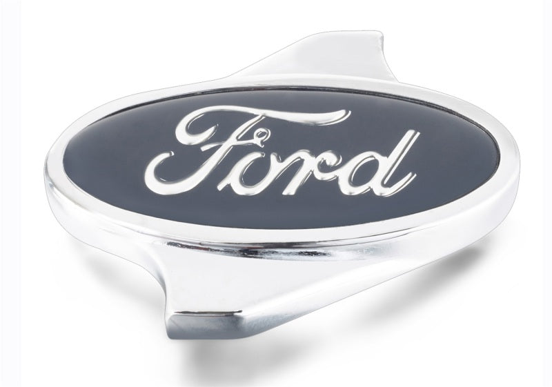 Ford Racing Air Cleaner Nut w/ Ford Logo - Chrome - 302-333