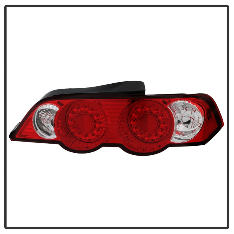 Spyder Acura RSX 02-04 LED Tail Lights Red Clear ALT-YD-ARSX02-LED-RC - 5000385