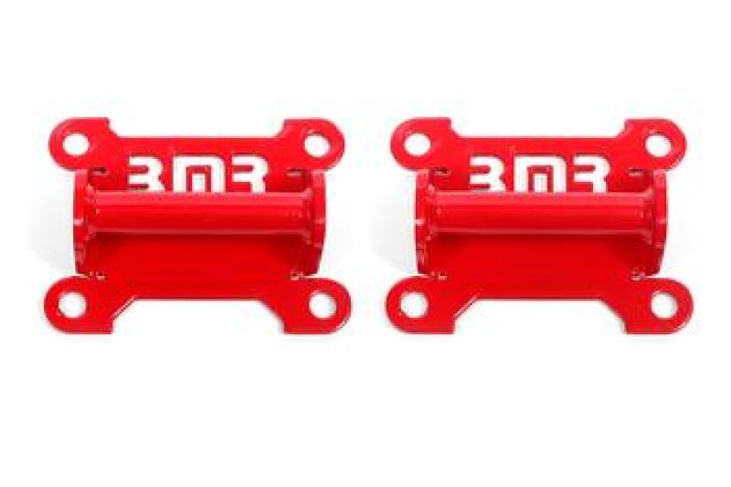 BMR 98-02 Chevrolet Camaro Motor Mount Kit (Solid Steel) - Red - MM341R