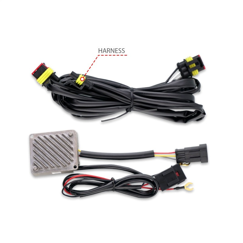 ANZO 19-22 Chevrolet Silverado 1500 LED Proj HL w/Lgt Bar SwBk Seq. Blk w/In. Light - Driver Side ON - 111566-L
