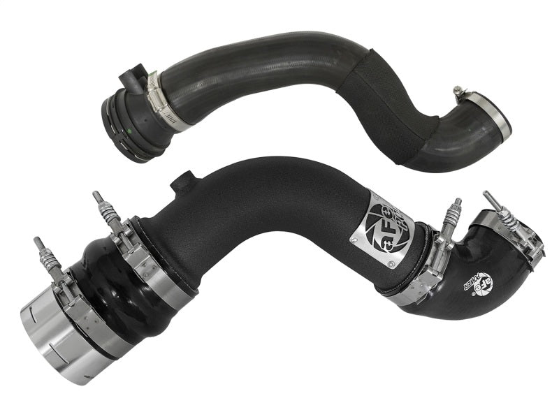 aFe Bladerunner 3in Hot and Cold Side Black Intercooler Tubes 2017 Ford Diesel Trucks V8 6.7L (td) - 46-20314-B