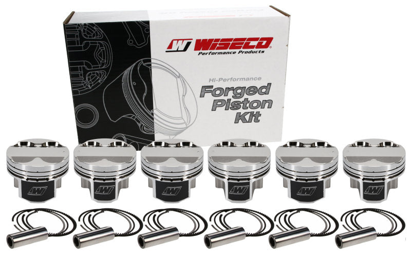 Wiseco Toyota 2JZGTE 3.0L 86.5mm +.5mm Oversize Bore Asymmetric Skirt Piston Set - K677M865AP