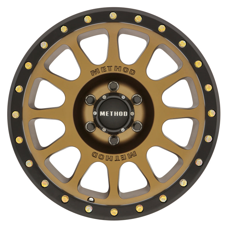 Method MR305 NV 17x8.5 0mm Offset 6x5.5 108mm CB Method Bronze/Black Street Loc Wheel - MR30578560900